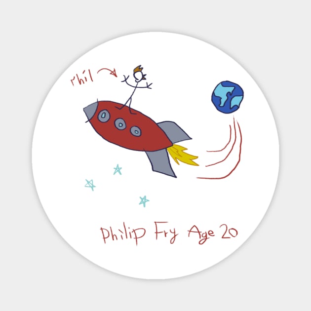 Fry Age 20 Magnet by Bertoni_Lee